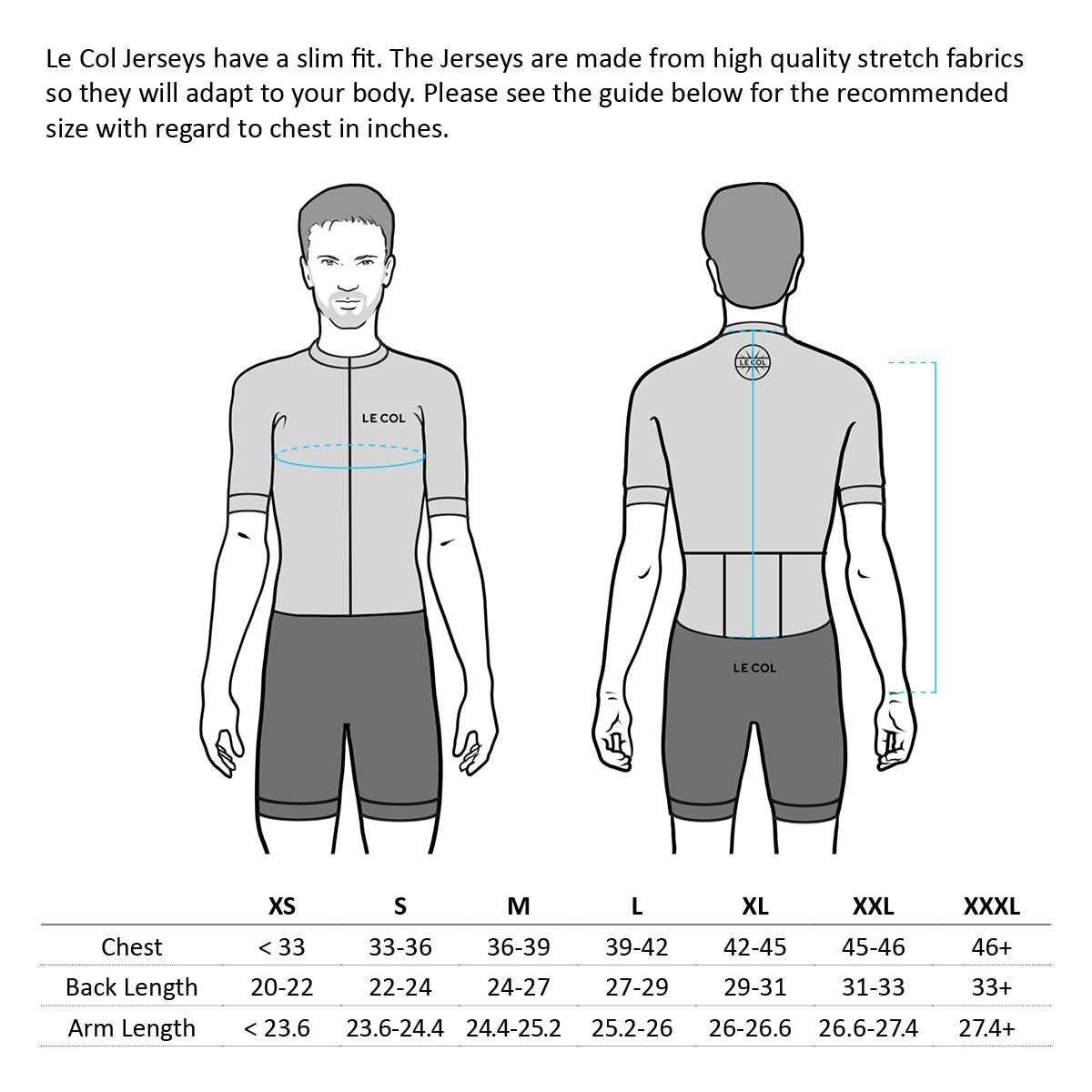 Le Col Therma Jersey Black Black X-Small for Jerseys - Road - Image 3