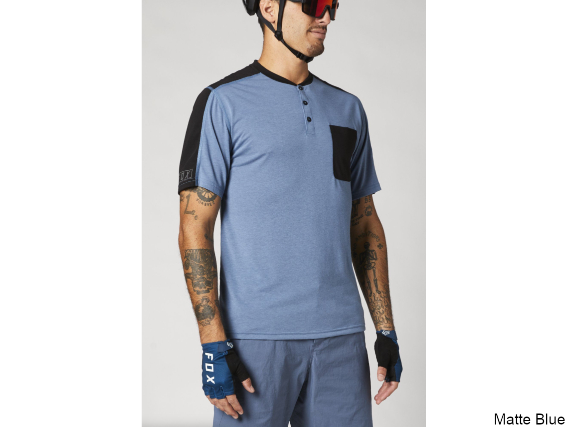 Fox Ranger Dri Release SS Henley for Jerseys - MTB - Image 4
