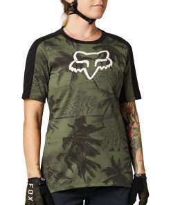 Fox Women's Ranger Permanent Vacation Dri Release SS Jersey for Jerseys - MTB