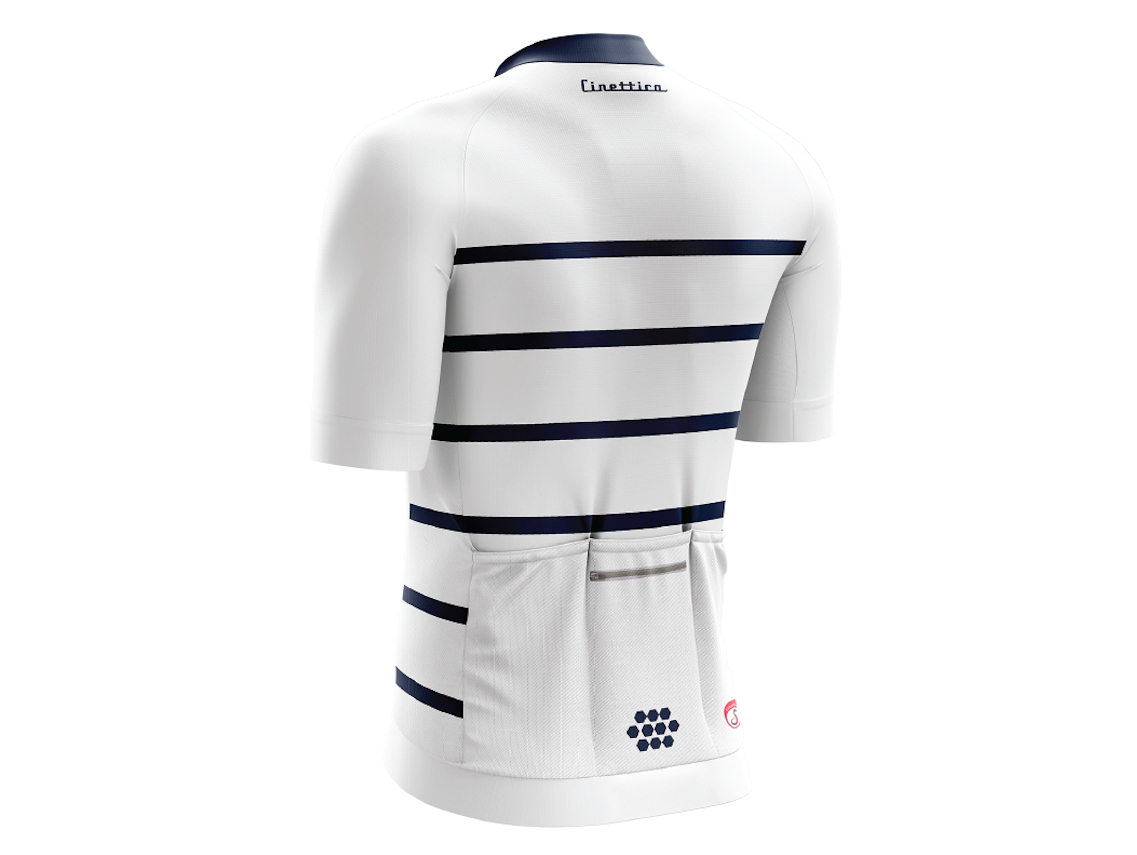 Cinettica Ahoy Jersey White X-Large for Jerseys - Road - Image 2