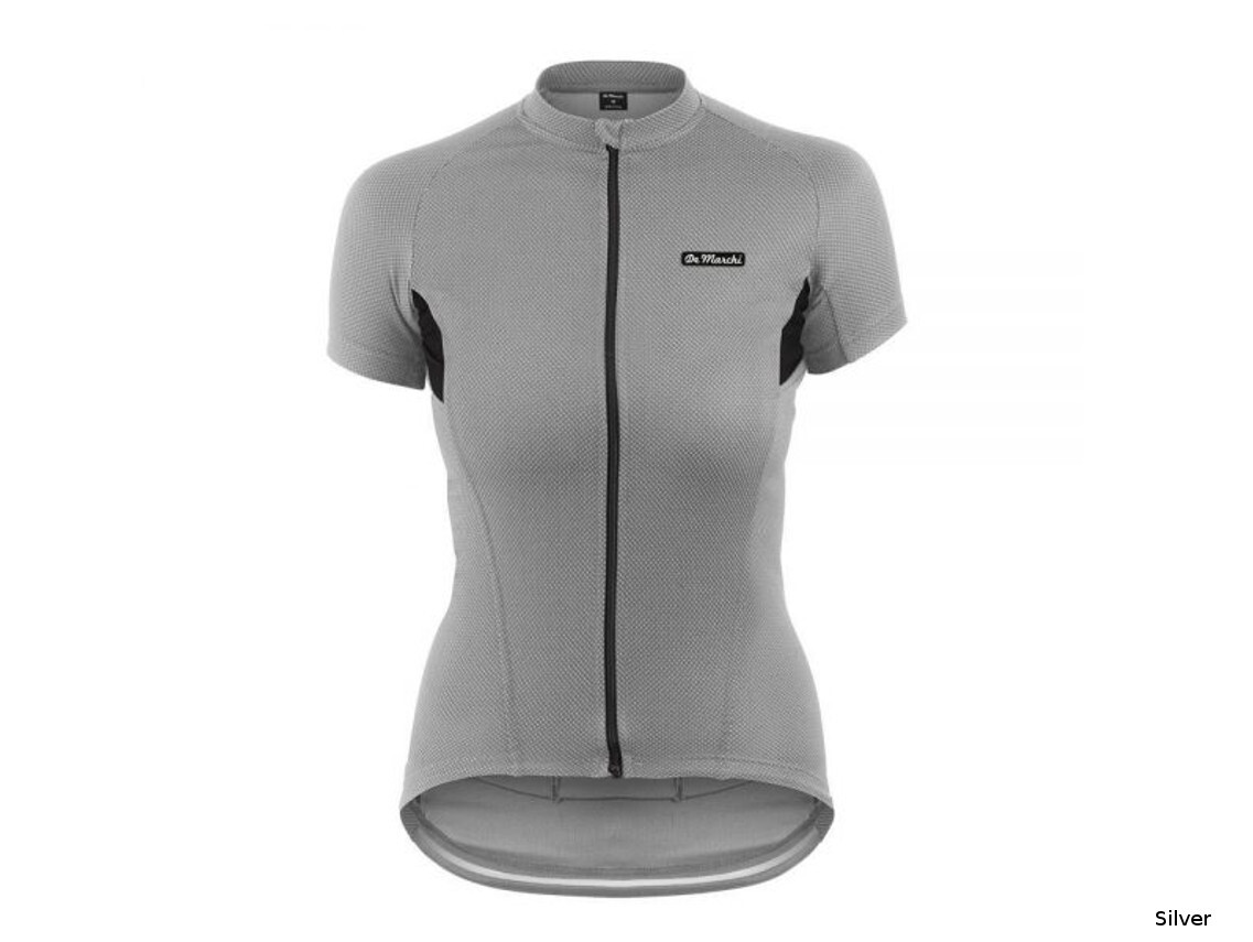 De Marchi Women's Corsa Jersey Silver Large for Jerseys - Road - Image 4