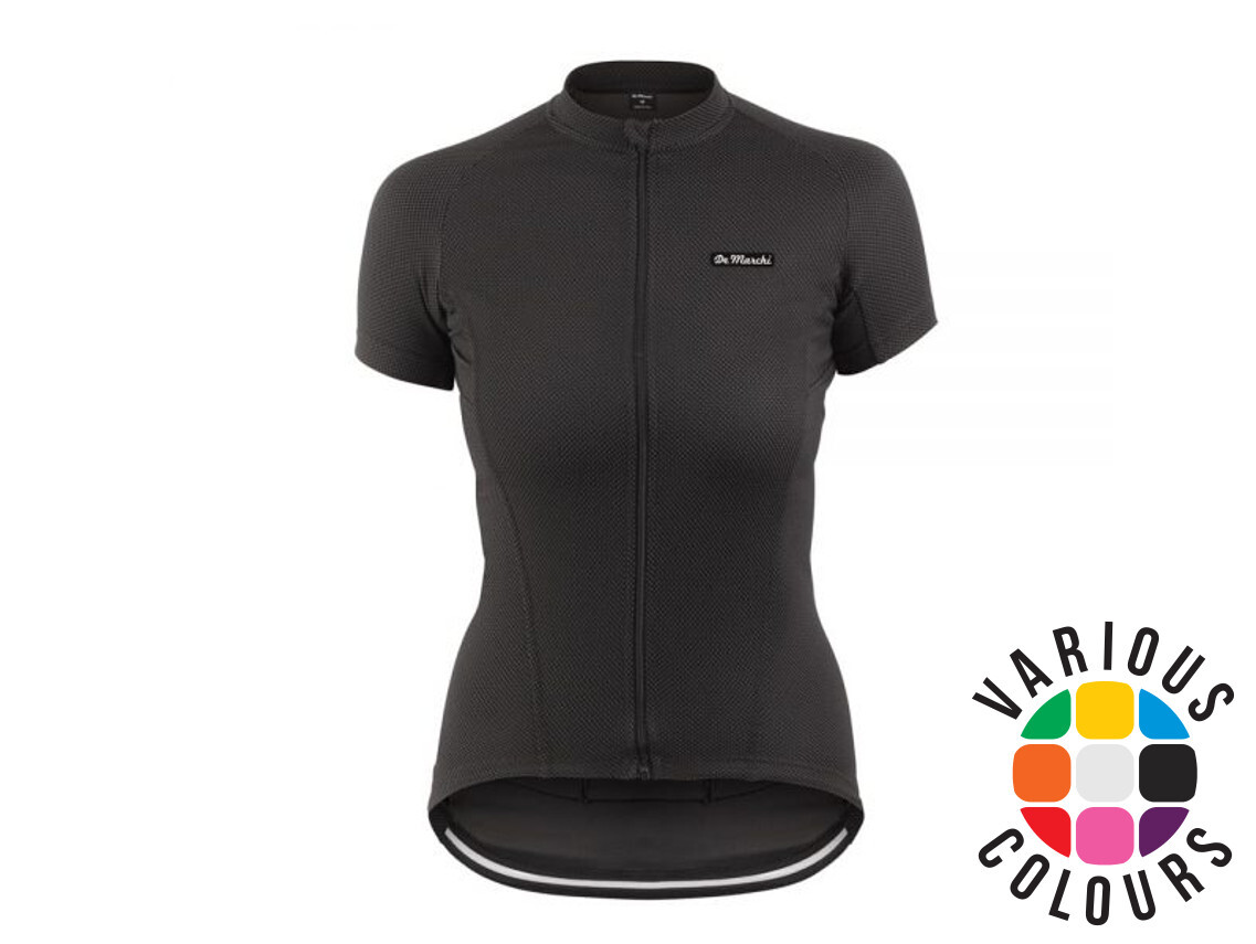 De Marchi Women's Corsa Jersey Silver Large for Jerseys - Road