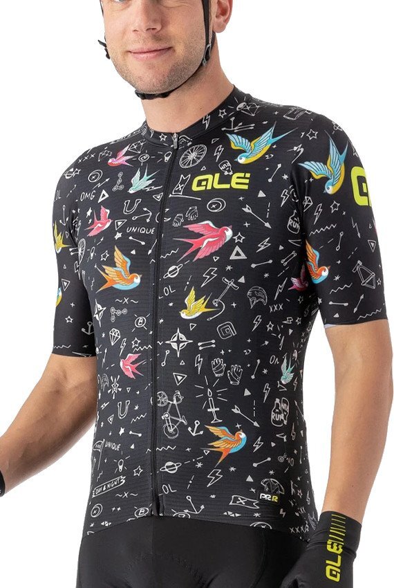 Ale PRR Versilia Men's Jersey - Black for Jerseys - Road - Image 4