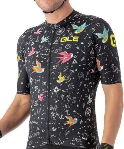 Ale PRR Versilia Men's Jersey - Black for Jerseys - Road