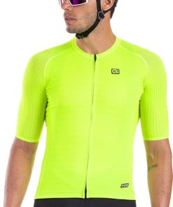 Ale R-EV1 Silver Cooling Men's Jersey - Fluro Yellow for Jerseys - Road