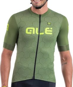 Ale Solid Cross Men's Jersey - Khaki for Jerseys - Road