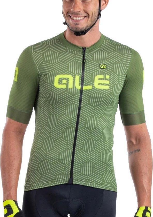 Ale Solid Cross Men's Jersey - Khaki for Jerseys - Road - Image 5