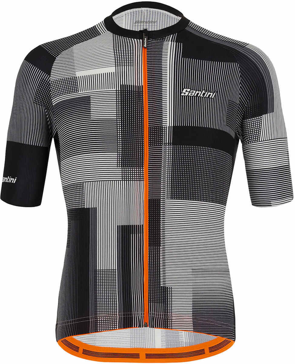 Santini Karma Kinetic SS Jersey - Black for Jerseys - Road - Image 2