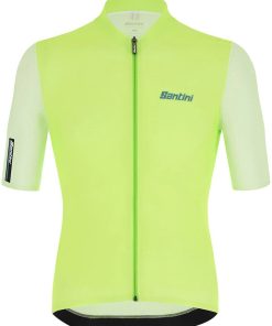 Santini Redux Vigor Jersey - Fluro Green for Jerseys - Road