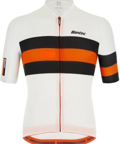 Santini Sleek Bengal SS Jersey - White for Jerseys - Road
