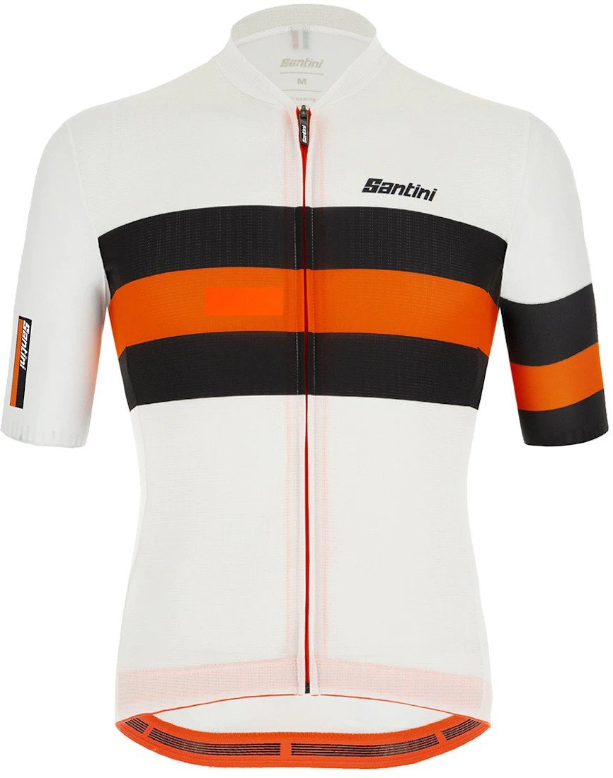 Santini Sleek Bengal SS Jersey - White for Jerseys - Road - Image 5