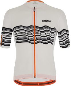 Santini Tono Profilo SS Jersey - White for Jerseys - Road