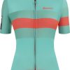 Santini Women's Sleek Bengal SS Jersey - Aqua for Jerseys - Road