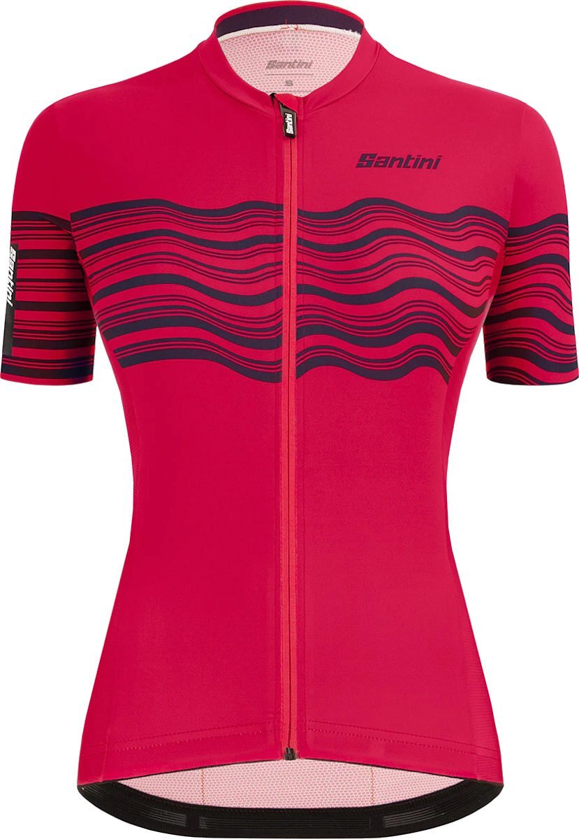 Santini Women's Tono Profilo SS Jersey - Red for Jerseys - Road - Image 4