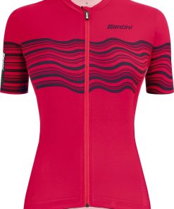 Santini Women's Tono Profilo SS Jersey - Red for Jerseys - Road